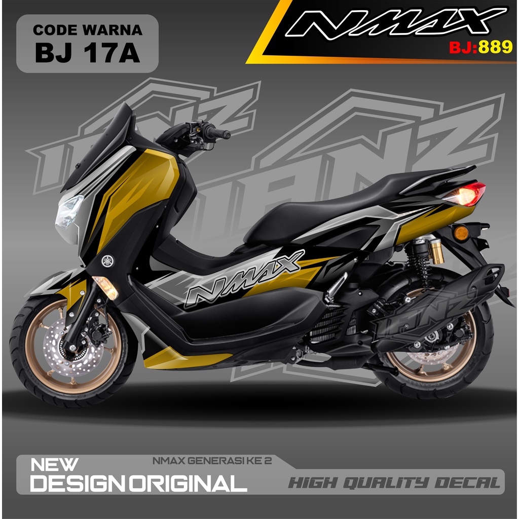 STIKER NEW NMAX FULL BLOK BODI MOTOR / DECAL FULL BODY NMAX / DECAL STIKER FULL BODY NMAX / STIKER DECAL NMAX TERBARU