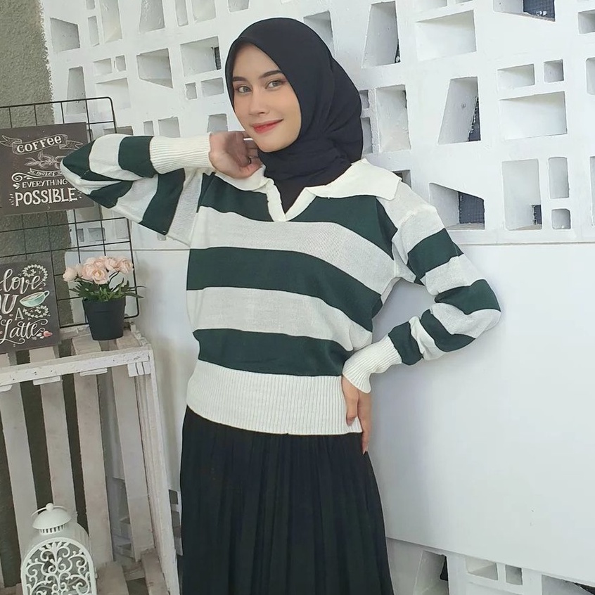 Sweater Rajut Valencia Blaster Wanita Terkini