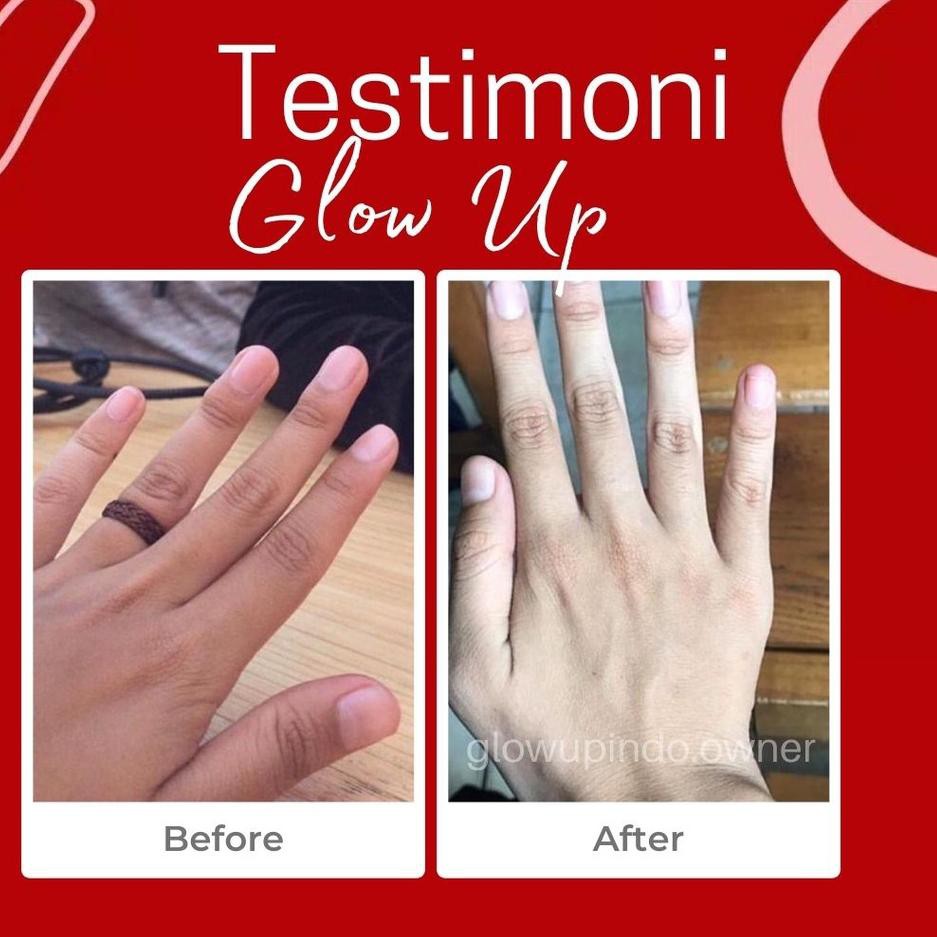 SHOPEE MALL [ECER 2PCS ] glowup | glowupindo | glowupid | FREE MASKER