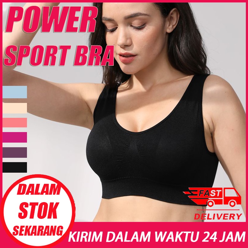 Bra sport tanpa kawat Bra olahraga seamless Push Up sport bra wanita Bh gym yoga senam Jumbo Breathable sports bra 811