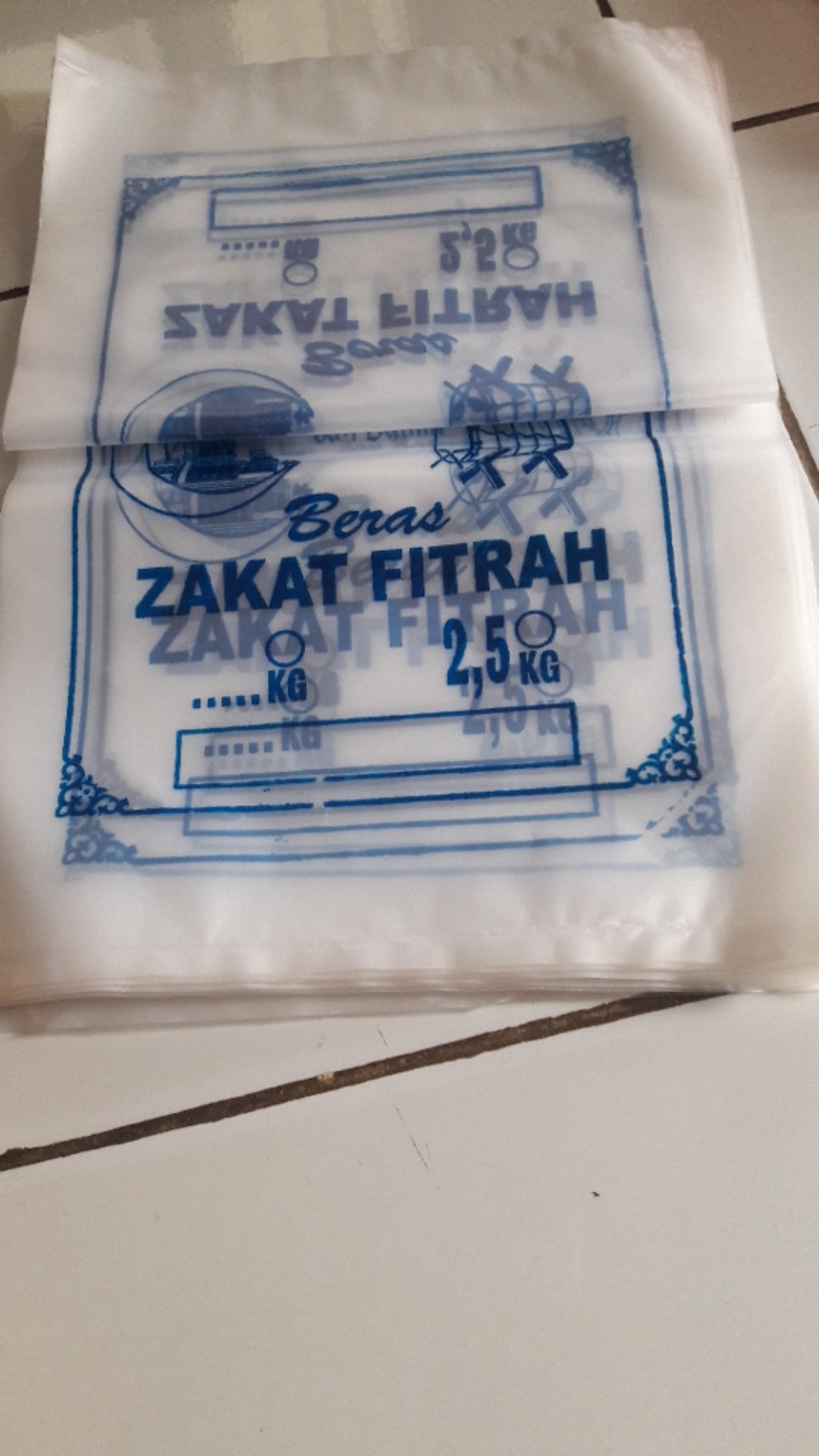 [bisa Cod] Plastik Beras Untuk Idul Fitri 2,5 Kg-3kg
