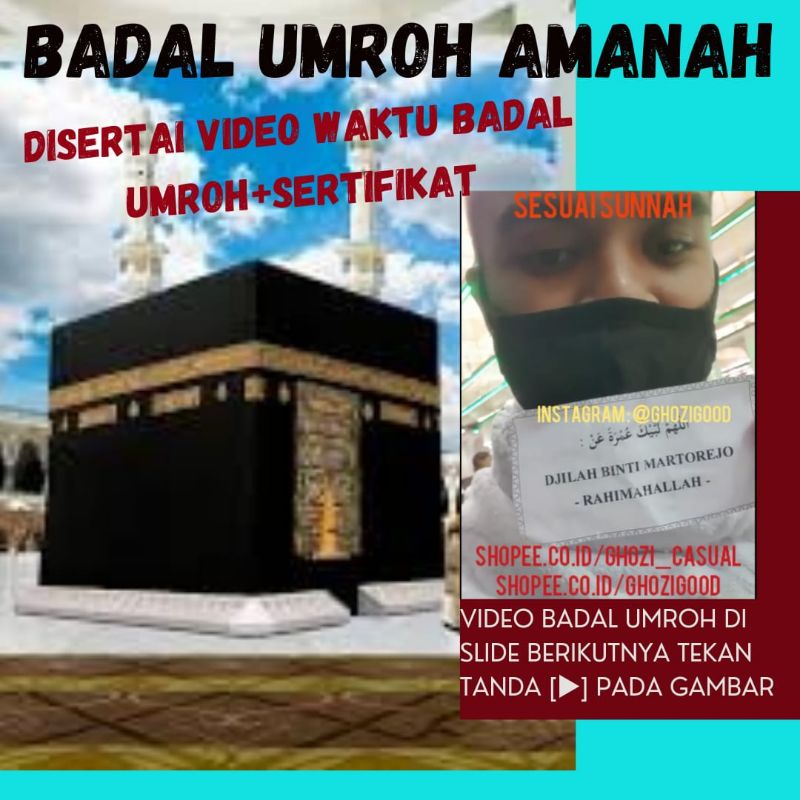 BADAL UMROH AMANAH DAN SESUAI SUNNAH