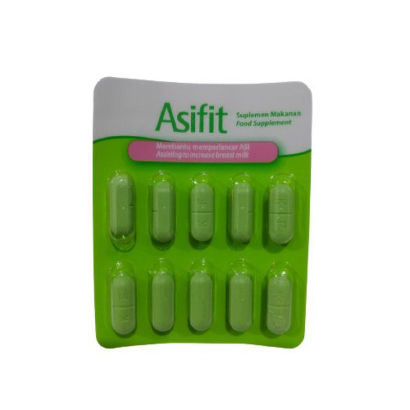 Asifit Tablet - Membantu Memperlancar ASI - perstrip 10 Tablet