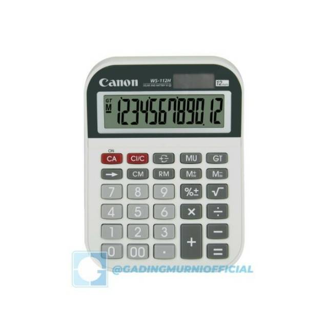 

Canon Kalkulator WS-112H (12digit)