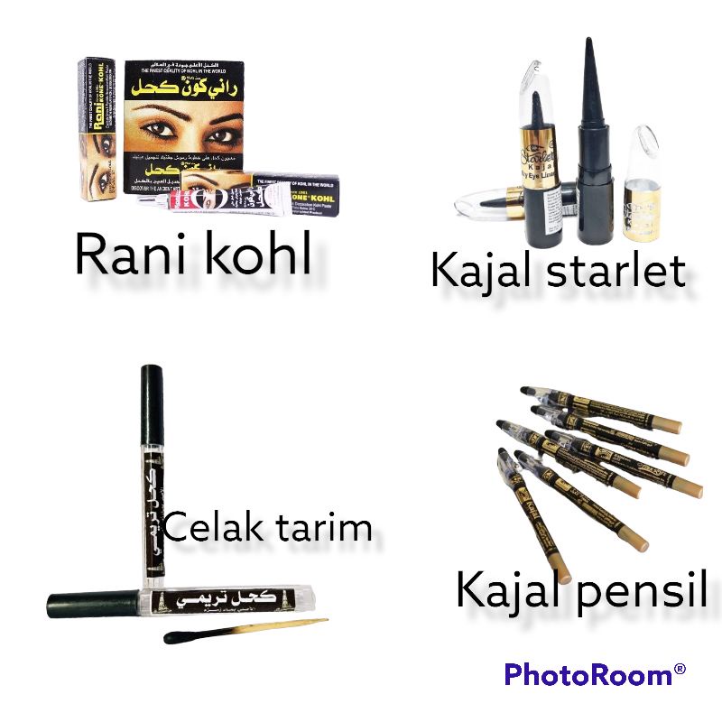 Celak Kajal pensil Starlet BPOM Rani Kohl  celak Tarim ArabORIGINAL