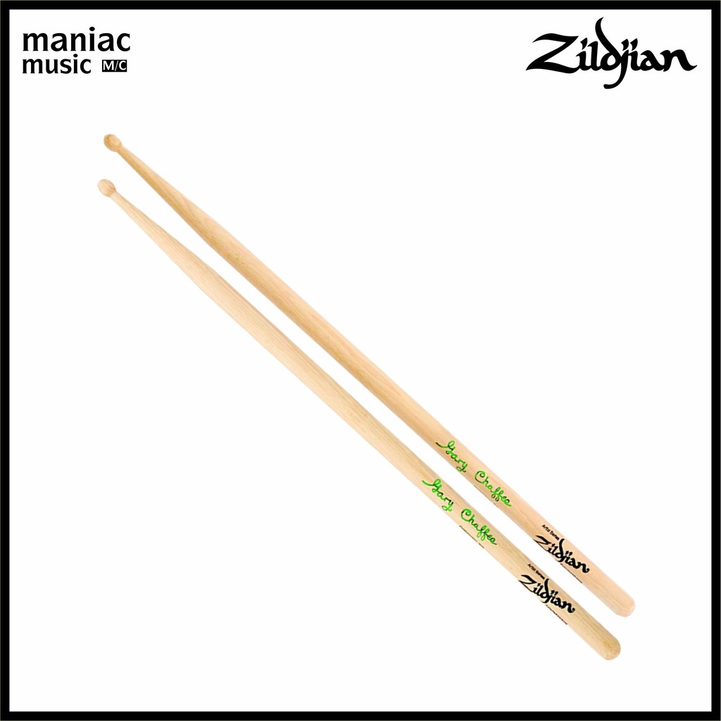 Zildjian ASGC - Stik Drum. Artist Series. Gary Chaffee Signature. Hickory. Stick. Small Round Tip