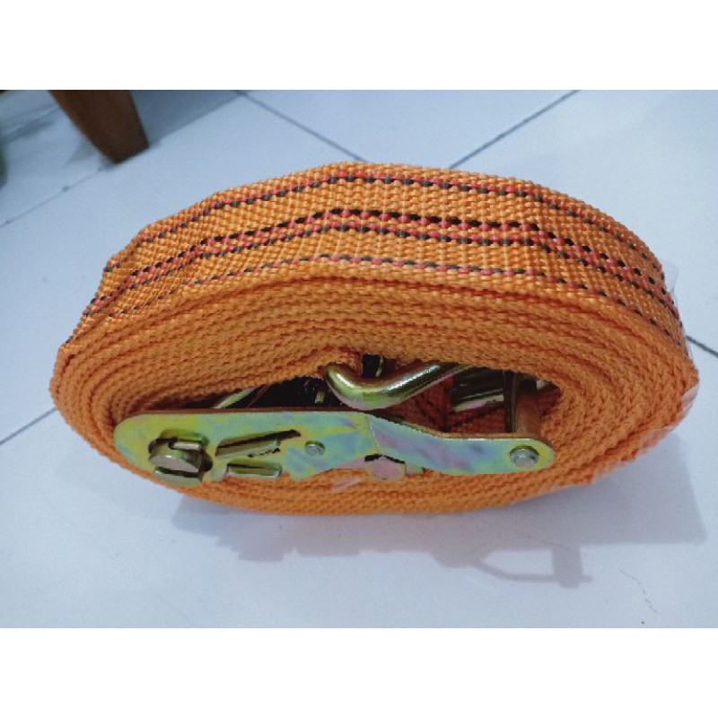 TALI KREK BELT PENGIKAT BARANG UK 6M LEBAR 4CM
