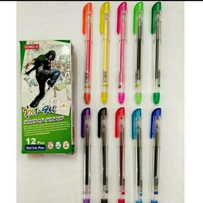 

Pulpen Ballpoint My Gel Dong-A 0.5mm-Hitam - TERMURAH -NEW