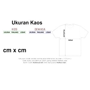 Ready Stok KAOS Satuan Sablon RUBBER Design sendiri terakhir