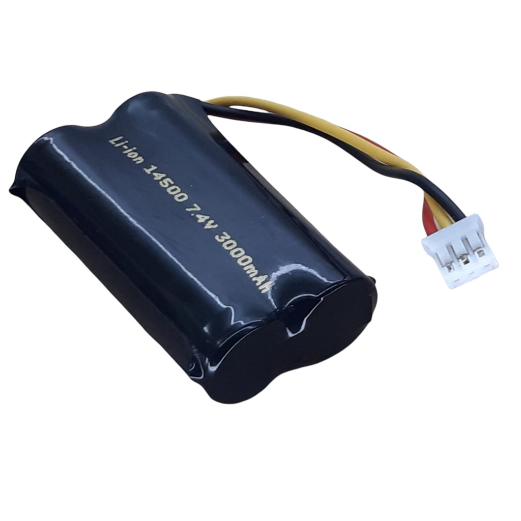 Baterai Speaker Bluethoot  Type 14500 Li-ION 7.4V-3000mAh Soket PH 2.0 3Pin