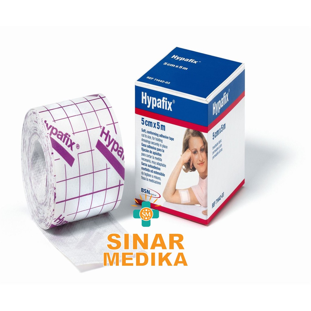 HYPAFIX 5 X 5 CM . HIPAFIKS 5 X 5 CM . PLESTER PEREKAT TANPA RASA SAKIT UNTUK LUKA