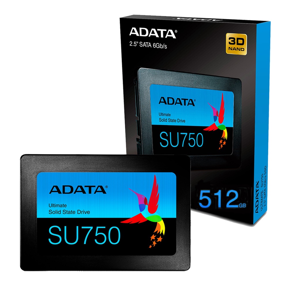 SSD ADATA SU750 512GB - SSD SATA 3 / SSD SATA III - SSD 2.5 inch