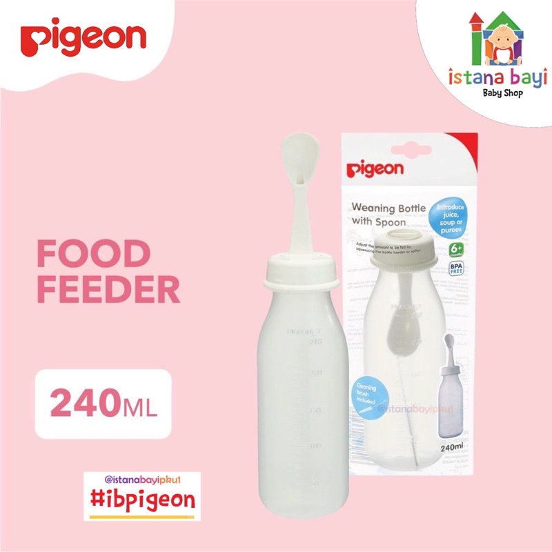 Pigeon Food Feeder - Botol sendok Mpasi bayi