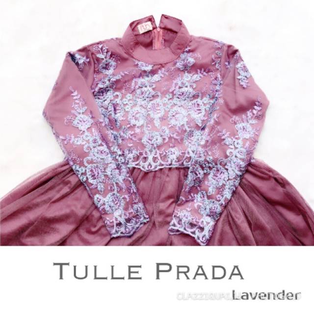 TULLE PRADA DRESS BRUKAT