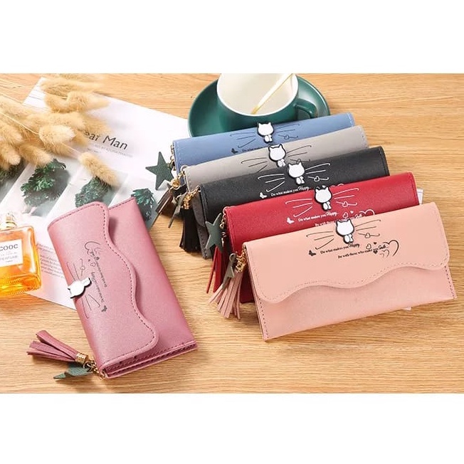 Dompet Panjang Wanita  Dompet Import Real PictALADIN