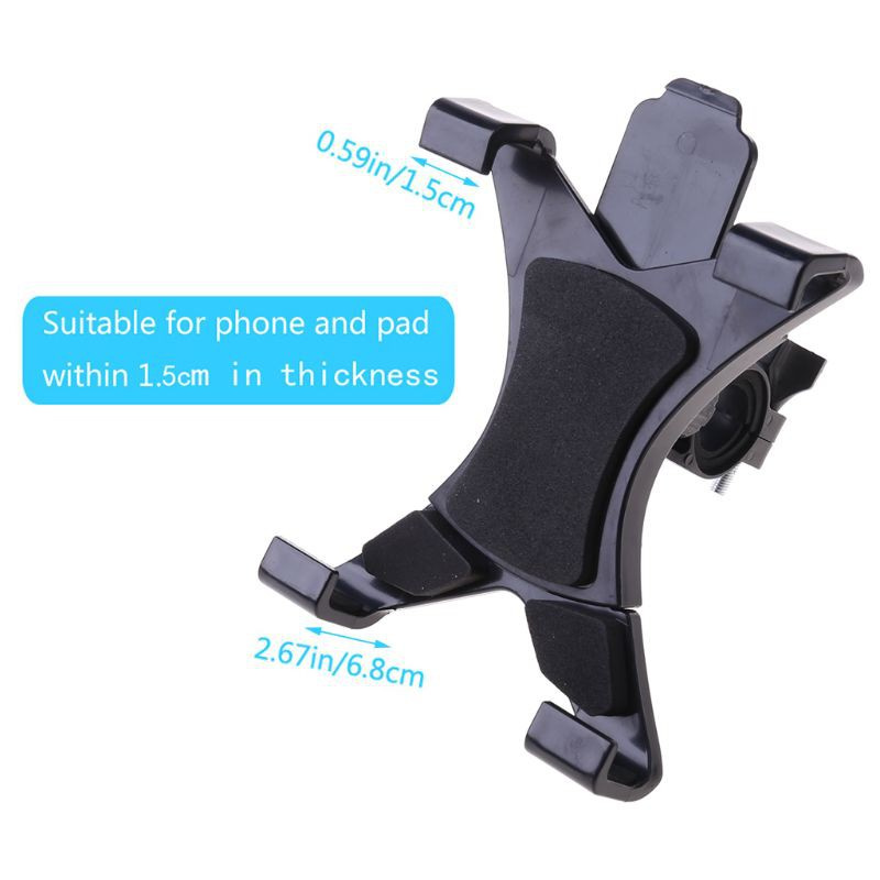 VIVI   Universal 360 Adjustable Microphone Music Bike Bicycle Mount Stand Holder For ipad 7-12inch Tablet PC