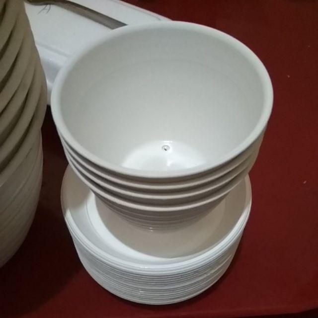  Pot  tawon  10  cm Putih Shopee Indonesia