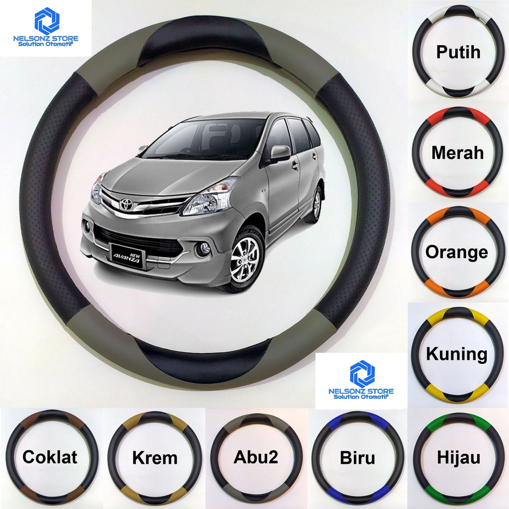 Cover Stir Avanza Sarung Setir Toyota New Avanza Veloz Cover Steer Eternal Aksesoris Mobil Interior 