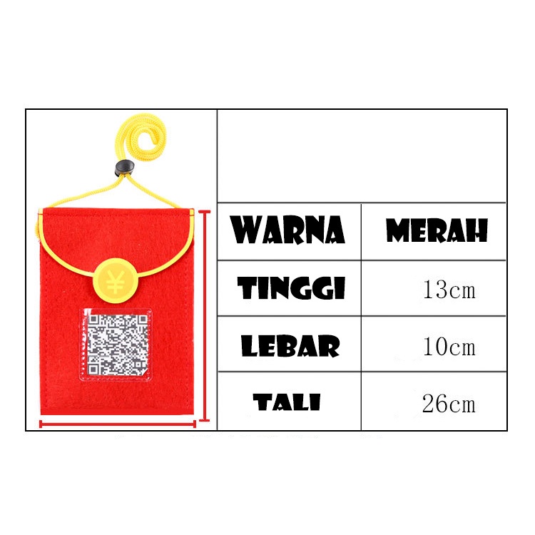 Aksesoris Tempat Angpao Imlek Untuk Anjing Dan Kucing