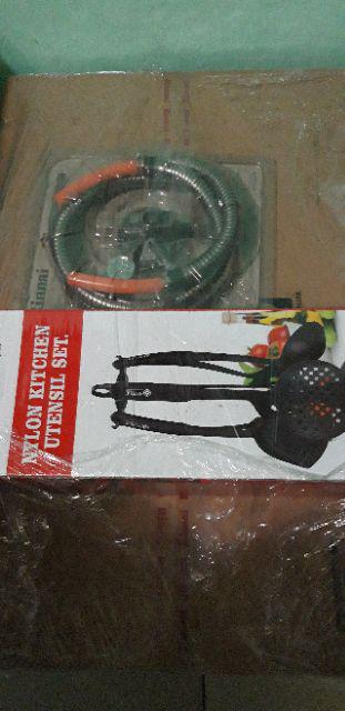 Supra Nylon Utensil Kitchen Tools Set Spatula Black