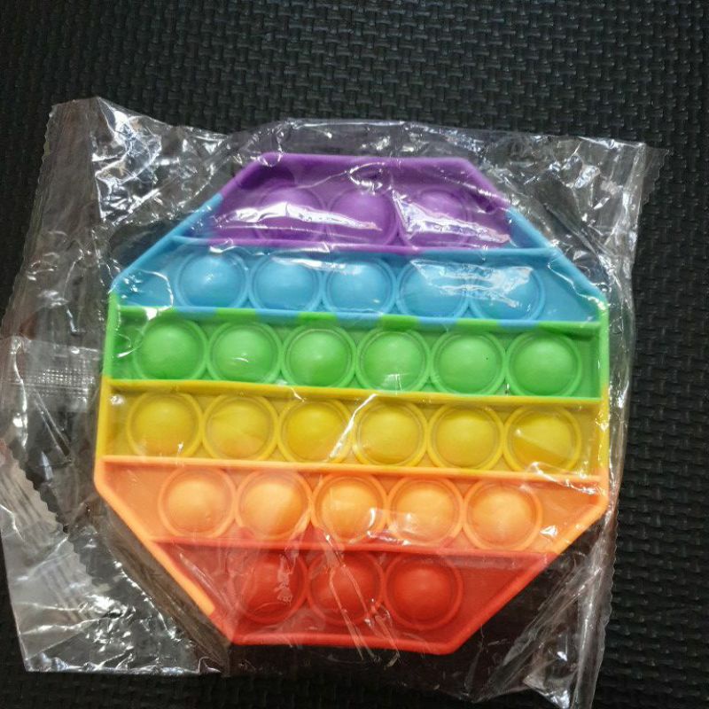 POP IT Rainbow Murah Mainan Pop it Tiktok-Segi Delapan Rainbow
