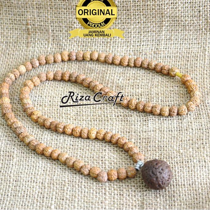 Harga Bersahabat.. Kalung Kesehatan Herbal Biji Jenitri Genitri Rudraksha Asli Unik ukuran Kecil unt