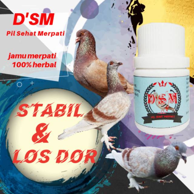 Jamu burung merpati DSM jamu merpati kolong merpati balap