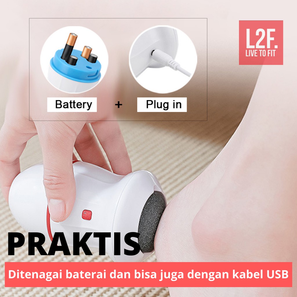 Alat Penghalus Perawatan Pembersih Kulit Tumit Kaki Kasar Personal Pedi Foot Grinder Find Back