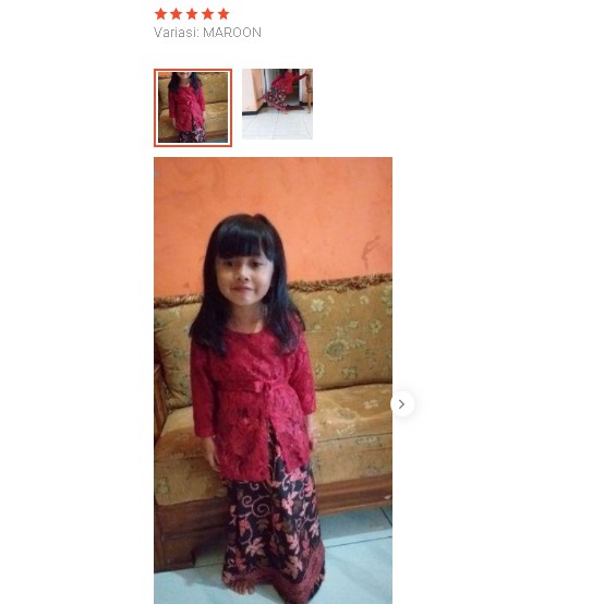 Kebaya Anak Siren Duyung (6 warna) Premium Kebaya Shireen Brukat Corneli Tulang Dijamin Real Pict