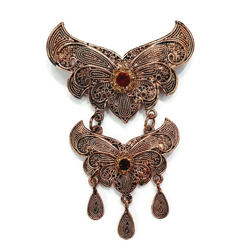 Bros Kebaya Etnik Kutubaru Susun 2/Bros Pesta Hijab Tingkat Tumpuk Yogja-A - Maroon