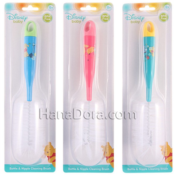 Pooh 2in1 Bottle &amp; Nipple Brush WTP09012 - Sikat Botol