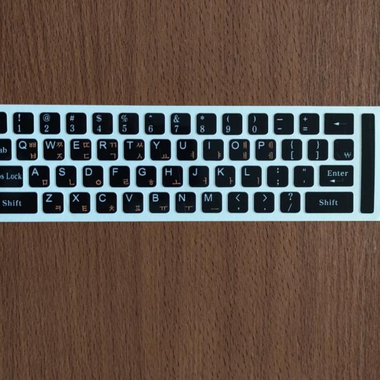 Stiker Keyboard Korea Hangul / Hangeul ✉➚ Ready Stock