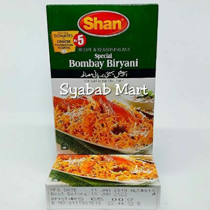 Bumbu Briyani Shan Bombay Biryani Khas India Arab Bumbu Instan Bukan Kebuli Mandhi