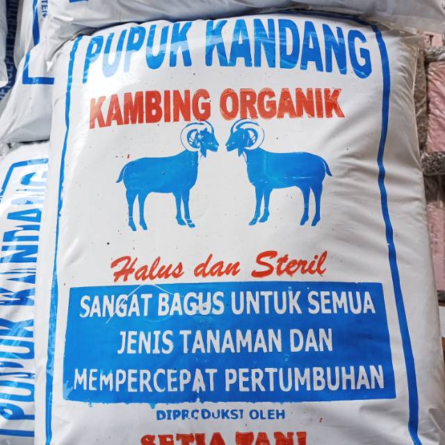 Pupuk kandang kambing organik