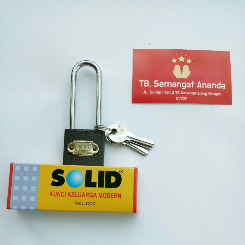 Gembok 30mm merek solid