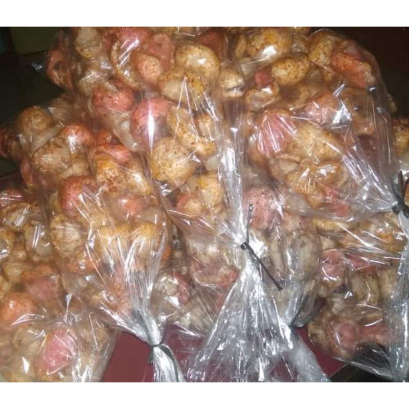 

KRUPUK KEYEL PEDAS khas desa Kalimas asli