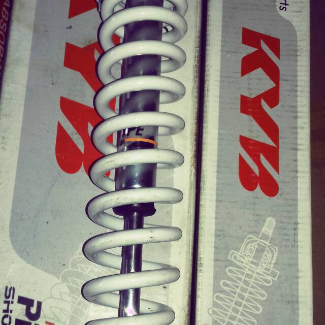 Shockbreaker KYB 330 mm putih standar all motor matic 100% original