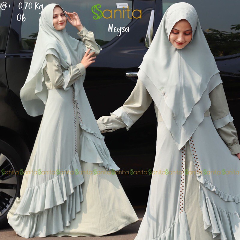 Gamis Syari Neysa Original By Sanita