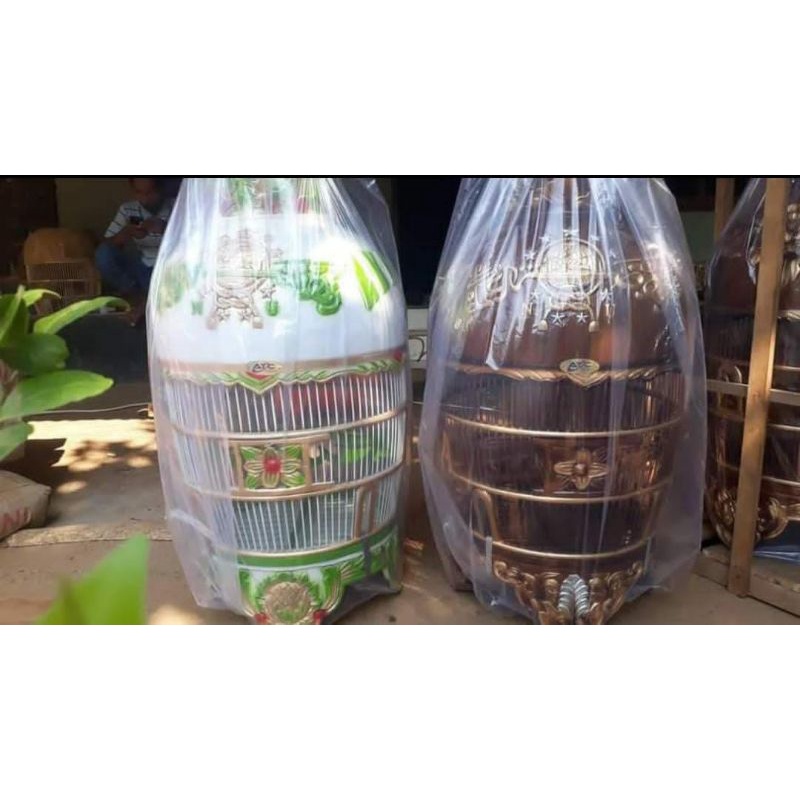 sangkar perkutut jati ukir NU