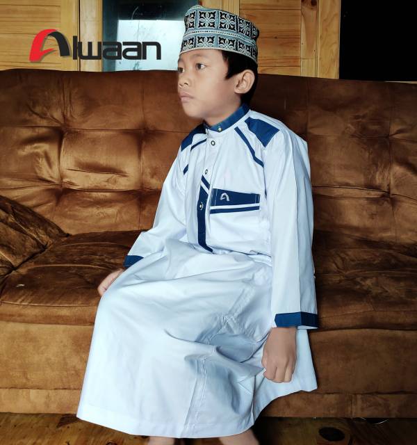 Jubah anak ALWAAN premium katun import