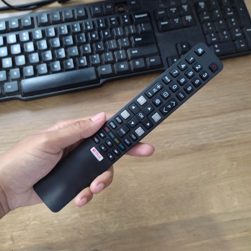 Remot TCL Android TV Smart TV 100% New Terbaru Dengan Netflix - Remot TCL Android - Remot TCL