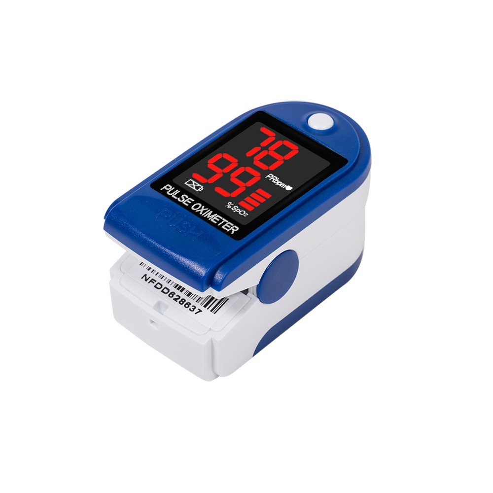 Finger Oximeter Alat Monitor detak jantung kadar oksigen digital jari oxymeter tes covid medis