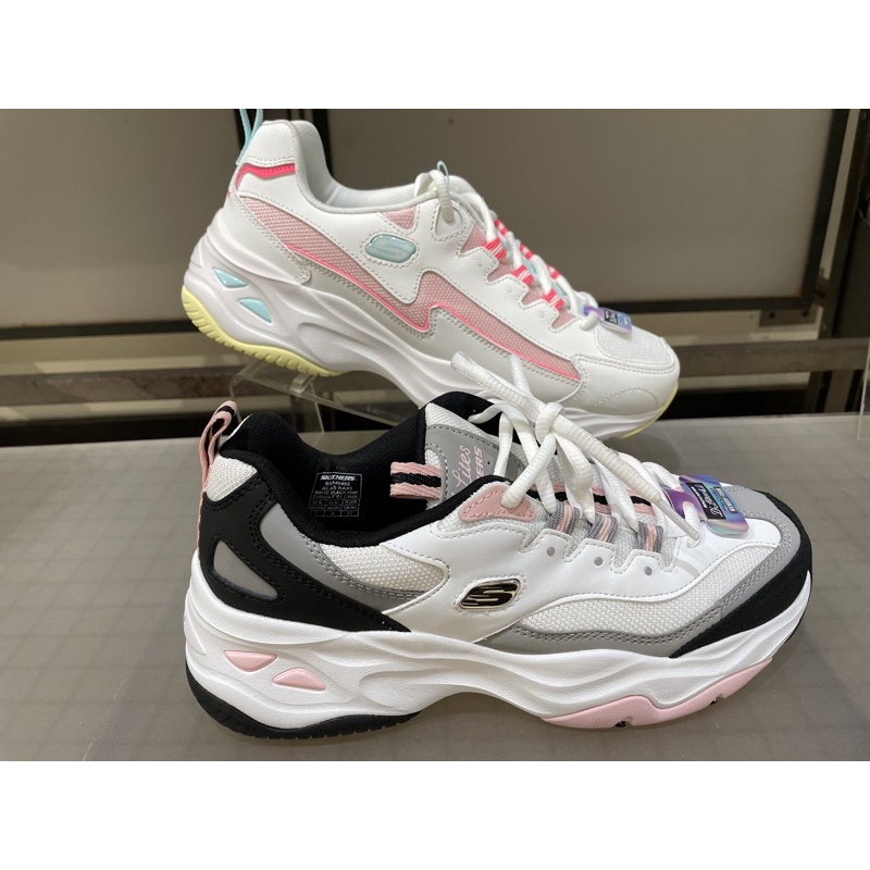 Skechers D'Lites 4.0 Women's Sneakers Shoes - White harga normal 1.199.000