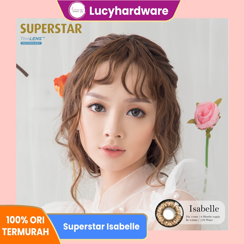 Superstar Isabelle softlens warna premium bulanan