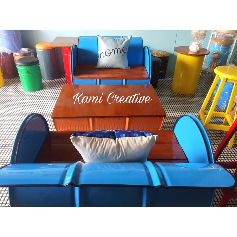 sofa drum, sofa cafe, sofa custom, sofa unik, kursi tamu