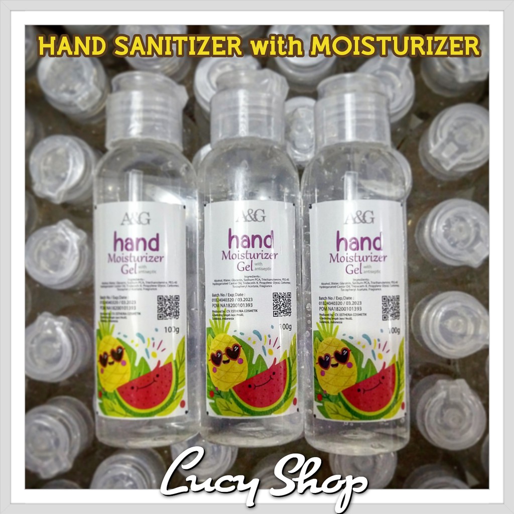 A&amp;G Hand Sanitizer 100ml Moisturizer Gel / Spray Antiseptik70% Alkohol