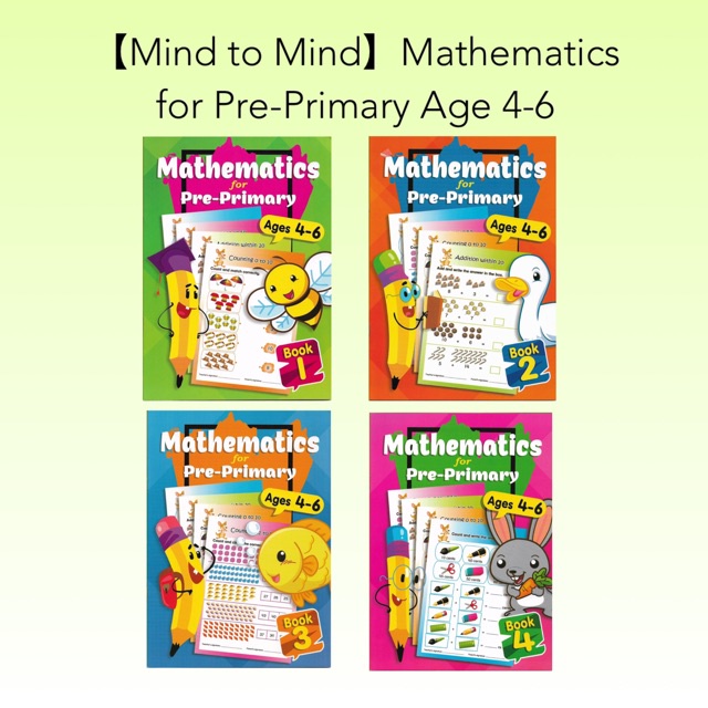 Mathematics Workbook for Pre Primary - buku lks latihan matematika TK SD