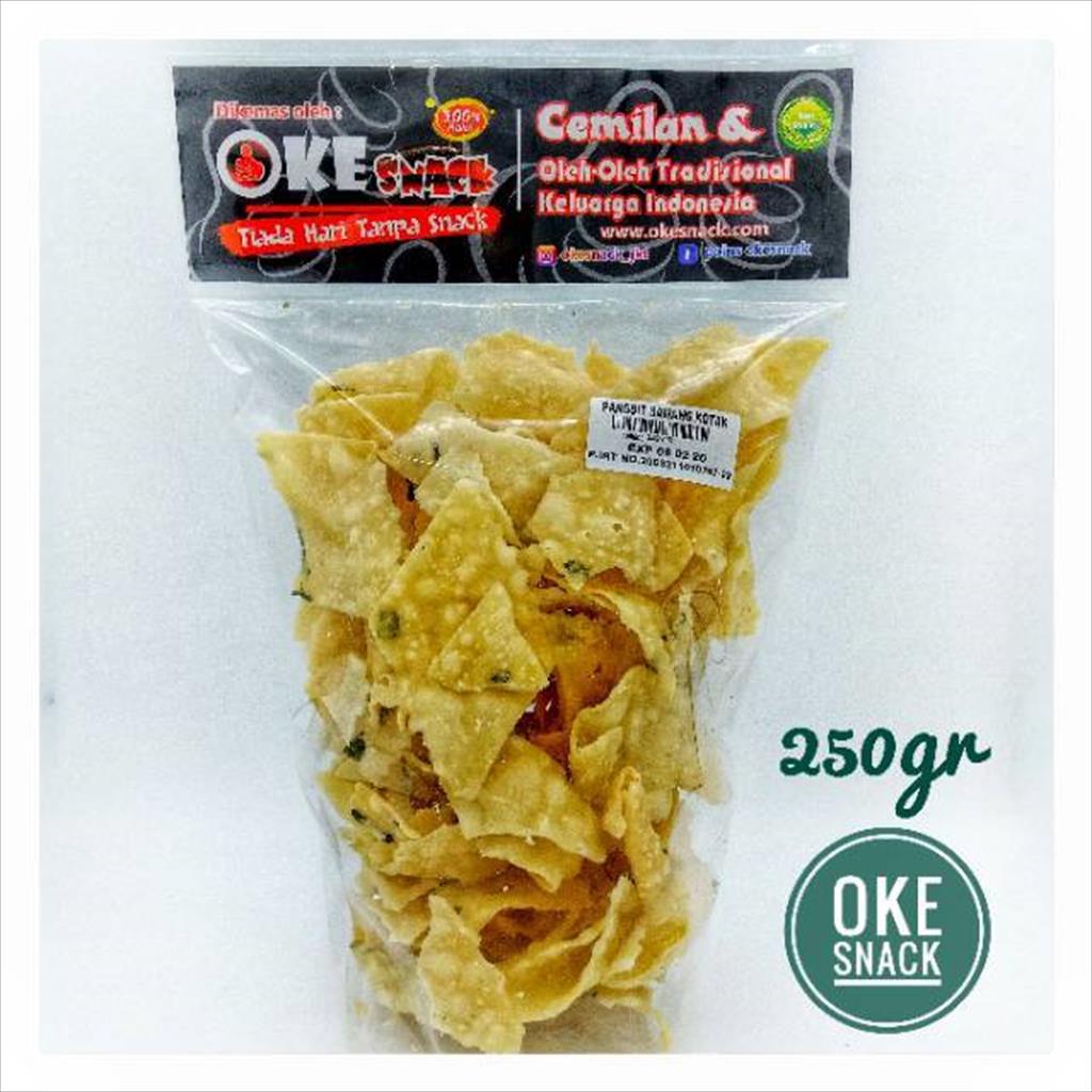 Keripik Pangsit Kotak 200g