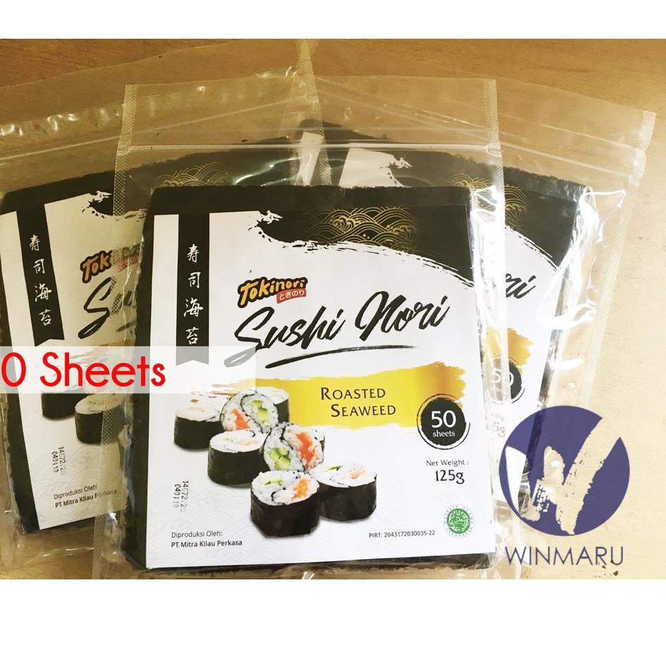 

Kekinian - Tokinori Sushi Nori Seaweed Rumput Laut 50 sheets/lembar