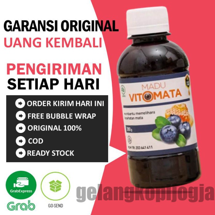 

201nhgg Madu Vitomata Original Herbal Kesehatan Mata Minus Katarak Glaukoma Ds201Fs